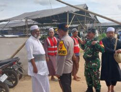 Kapolres Lamsel Tinjau Kesiapan Pengamanan Tabligh Akbar “Indonesia Berdoa”