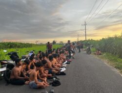 Patroli Akhir Pekan, Puluhan Remaja di Pare Terjaring Aksi Balap Liar