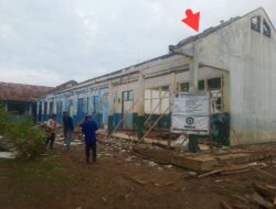 Pembangunan Rehab Ruang Kelas SMPN 2 Cikaum Subang, Kontraktor Abaikan K3 dan Minum Sosialisasi