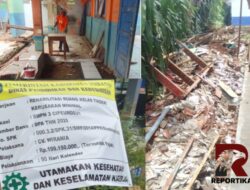 Kerjakan Rehabilitasi Ruang Kelas di SMPN 3 Kosar, CV Wirania Diduga Pakai Bahan Tak Sesuai Spesifikasi
