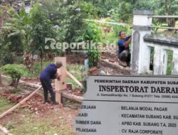 LSM Bhineka Soroti Pelaksanaan Pekerjaan Pemagaran Kantor IRDA Subang