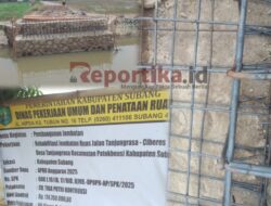Laksanakan Pembangunan Jembatan Tanjungrasa-Ciberes, CV. Tiga Putri Kontruksi Diduga Gunakan Material Kualitas Bawah