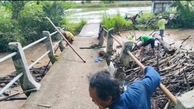 Usang Dimakan Waktu, Jembatan Way Pisang di Desa Palas Aji Lampung Selatan Nyaris Roboh