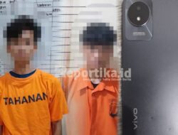 Polisi Bekuk Dua Pelaku Curas di kalianda, Pelaku Sempat Bawa Kabur Motor dan Handphone