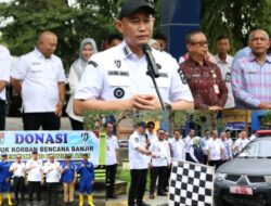 Wali Kota Lubuk Linggau Lepas Bantuan untuk Korban Banjir Aceh Tamiang