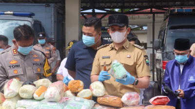 BB Narkotika Senilai Rp.230 Miliar Dimusnahkan, Polres Lampung Selatan, Selamatkan Hampir 2 Juta Jiwa